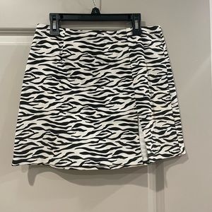 zebra skirt